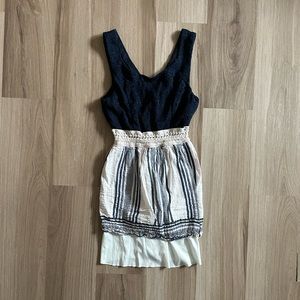 navy mini dress